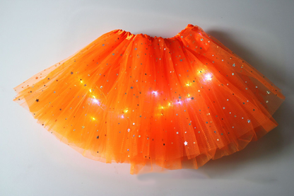GlintWhirl™ LED Tutu Skirt — Light Up Every Step with Featherlight Comfort and Unstoppable Sparkle