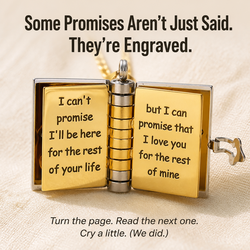 HeartLore™ — Gift Her a Book of Etched Love She Can Wear Daily