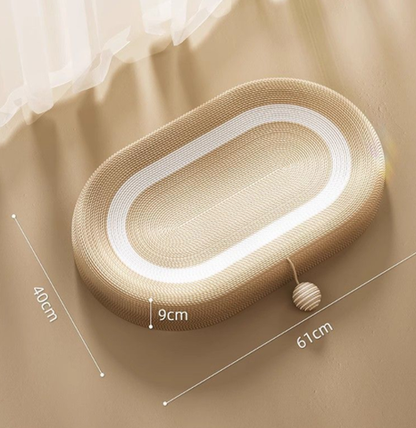 50% Discount | Cat Scratch Lounge™ - Plush Bed with Scratchable Surface for Cats