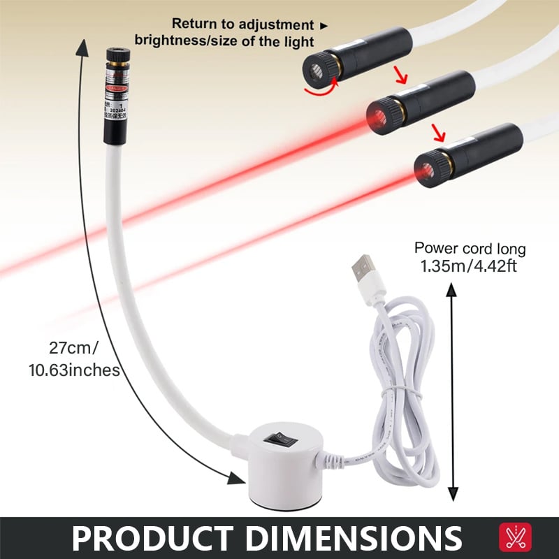 EdgeLit™ Laser Guide — Transform Every Stitch into a Flawless Masterpiece with Unstoppable Precision
