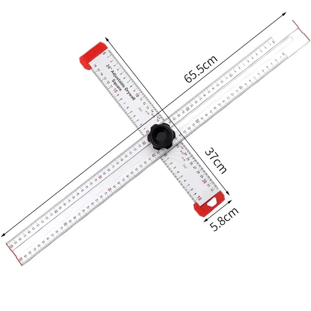 PrecisionEdge™ | Precision Angle Ruler – Ideal for Exact Measurements and Cutting