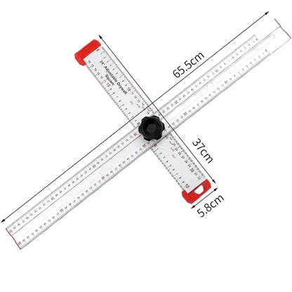 PrecisionEdge™ | Precision Angle Ruler – Ideal for Exact Measurements and Cutting