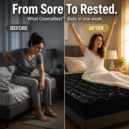 CosmaRest™ — Stop Morning Back Pain and Stay Cool All Night Long