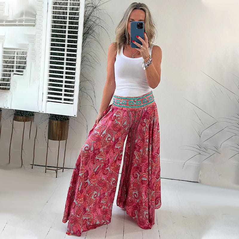 ZephyraFlow™ Paisley Pants — Unlock Featherlight Comfort and Unstoppable Style All Day Long