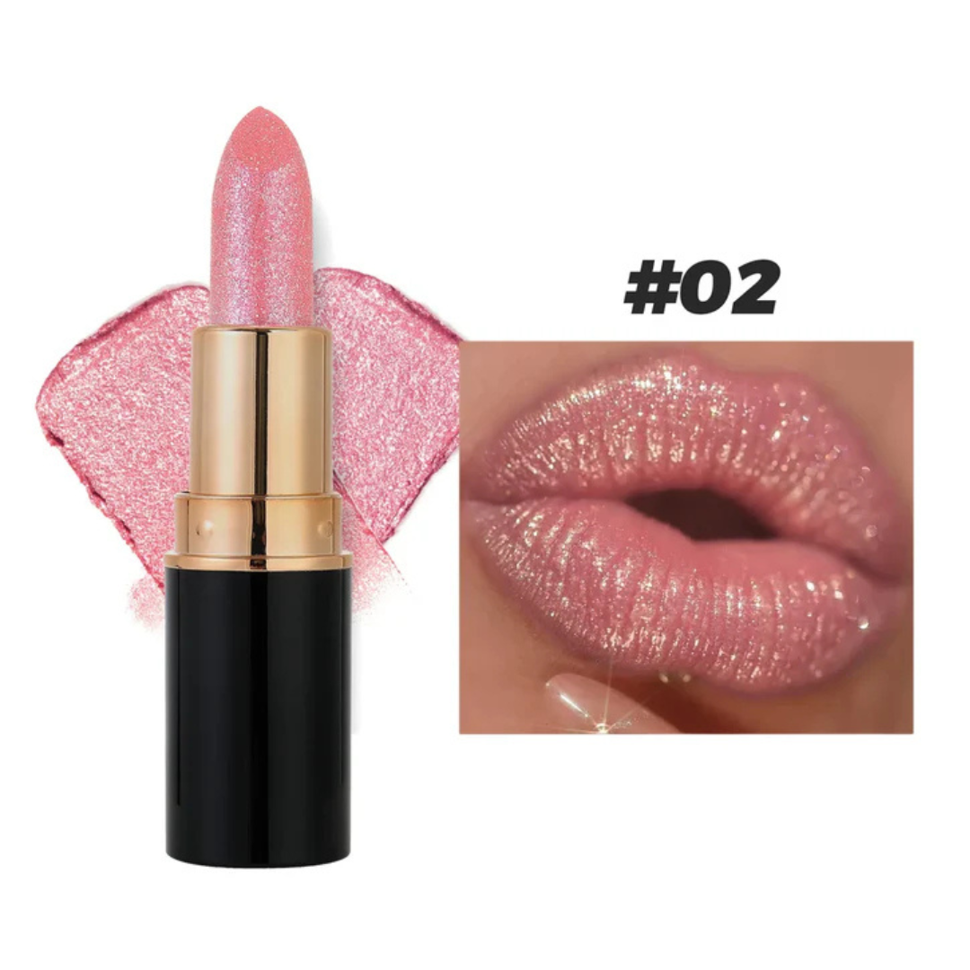 LuxeLure™ Metallic Lip Color — Drench Your Lips in 24-Hour Shine and Silky Comfort That Never Fades