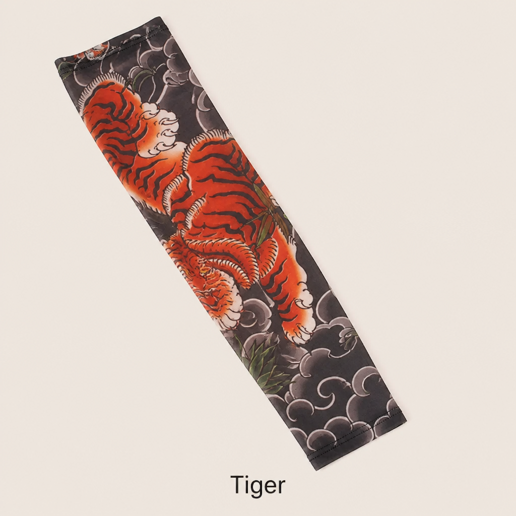 ArborSkin™ – UPF 50+ Sun Shield Arm Sleeve with Japanese Tattoo Design