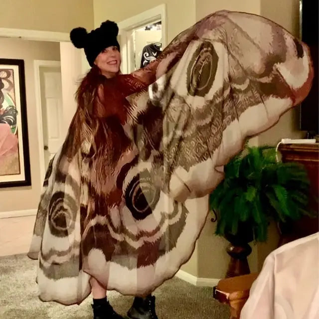 Mystical Cape with Moth Wings