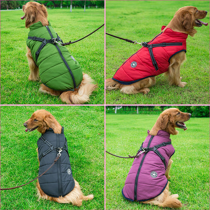 BraveTail™ Weather Jacket — Wrap Your Dog in Cozy Warmth and Effortless Control, Rain or Shine