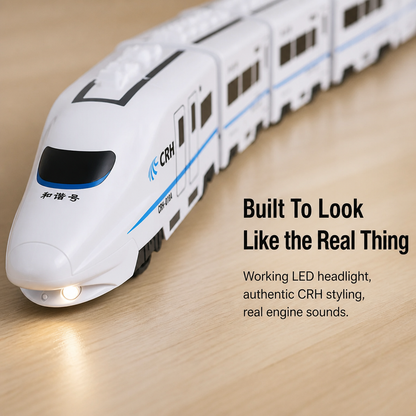 BrainBuzz Express™ — Speed a Life-Like Bullet Train Across Their Bedroom Floor