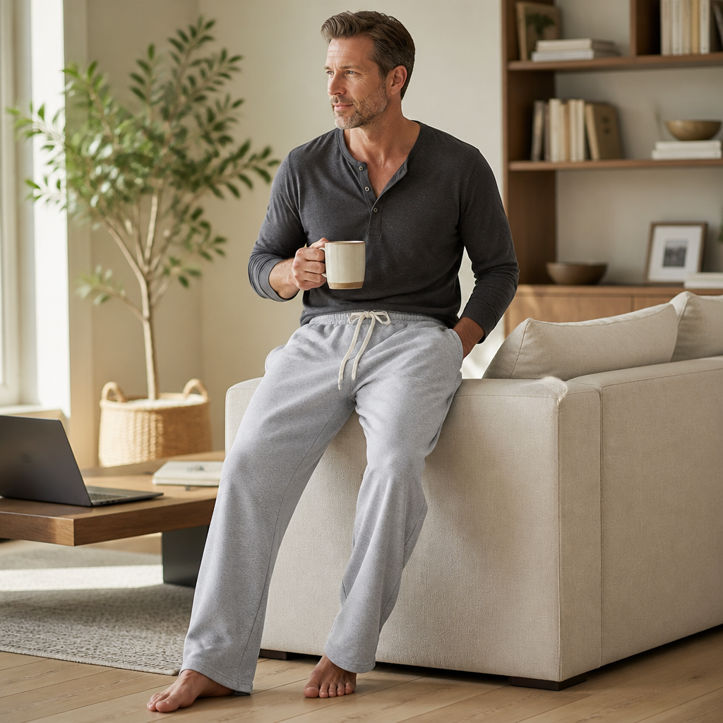 VeroStride™ – Drawstring Lounge Pants with Side Pockets in a Relaxed Fit