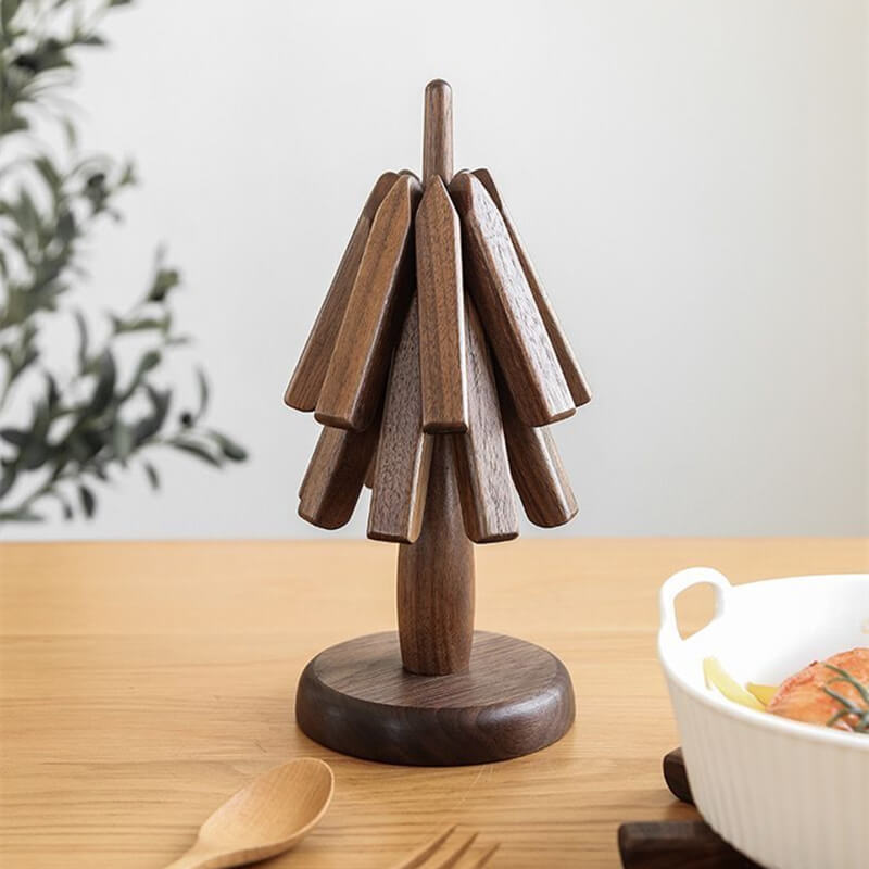 Premium Walnut Wood Mat