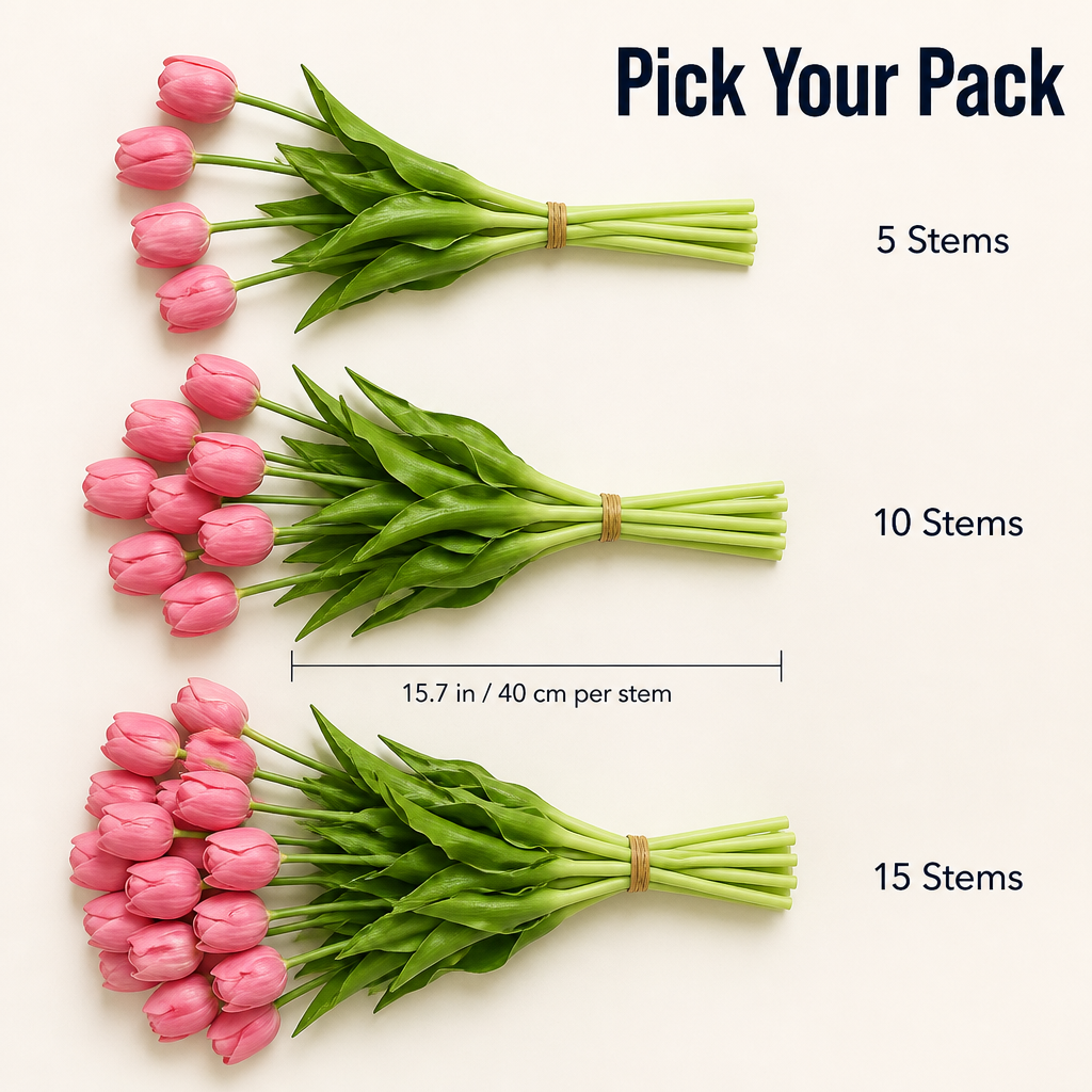Everbloom™ — Feel the Difference with Real-Touch Tulips That Stay Fresh