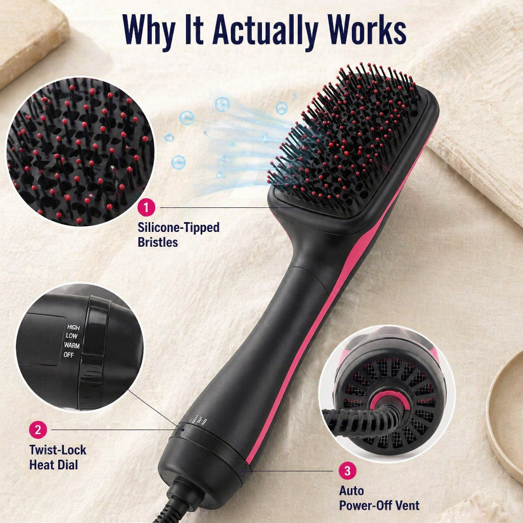 VivaLiss™ — Sleek Damp Hair Fast Without the Three-Tool Tangle