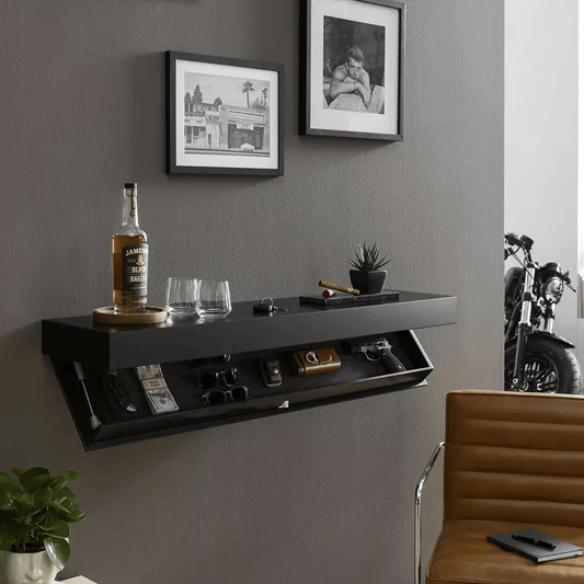 SecretStyle - Designer Shelf Featuring a Hidden Compartment