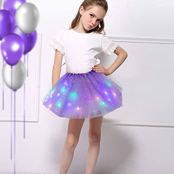 GlintWhirl™ LED Tutu Skirt — Light Up Every Step with Featherlight Comfort and Unstoppable Sparkle