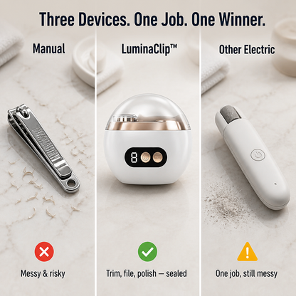 LuminaClip™ — Cut, Shape & Shine Every Nail In The Home (Including Baby's)