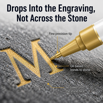StoneVibe™ — Restore Worn Memorial Names to Crisp, Weather-Resistant Definition