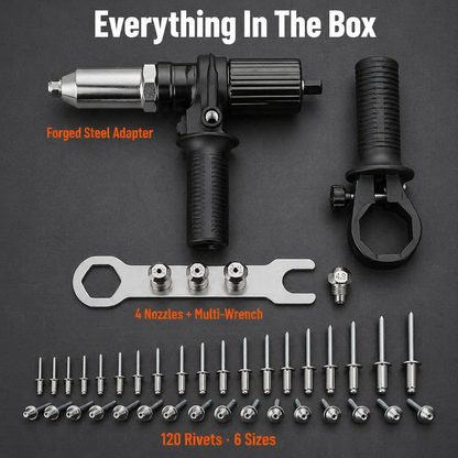 IronCladGrip™ — Turn Your Drill into a Precision Riveting Machine for Perfect, Rock-Steady Results Every Time