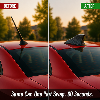 SkyRazor™ — Swap the Stock Whip for a Factory-Style Shark Fin in 60 Seconds