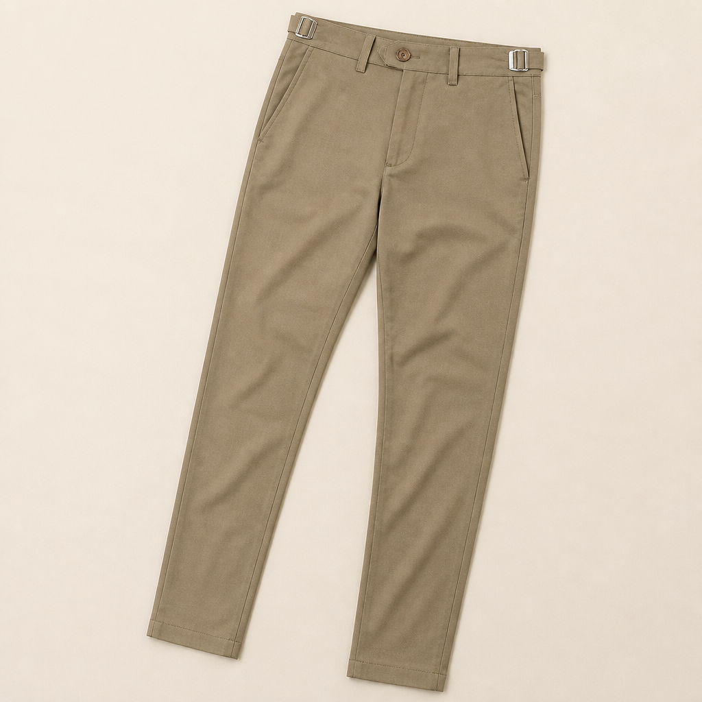 FlexiForm™ – Slim Stretch Pants with Side Buckle Adjustability