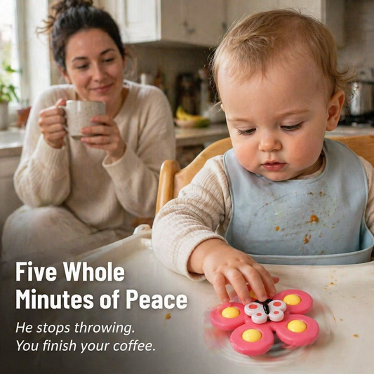 Magnetic SpinWhirl™ — Attach, Twirl & Halt the Toddler Tantrum Instantly
