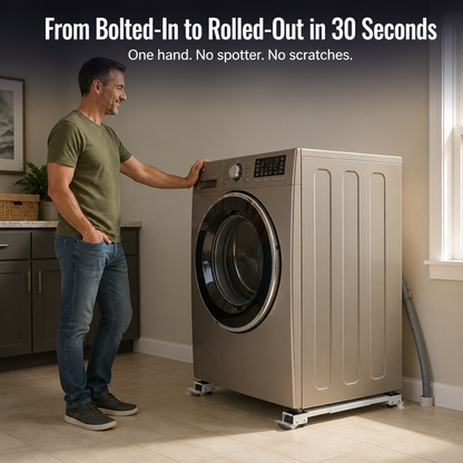 GlideForce™ — Effortlessly Move Heavy Appliances Alone Without Pain or Scratches