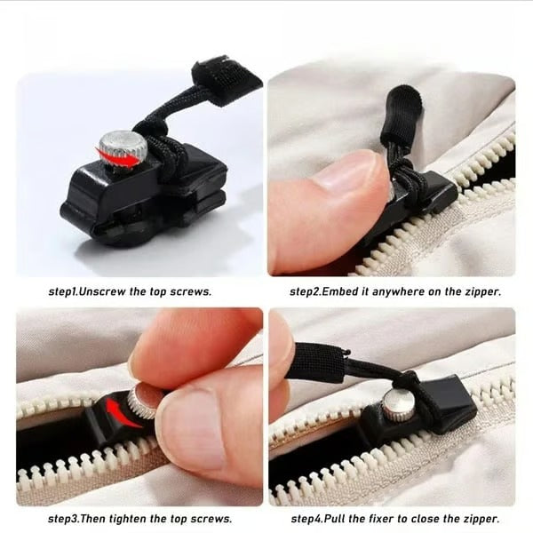 SwiftZip™ — Bring Your Zippers Back to Life Instantly, No Sweat Needed