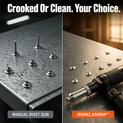 IronCladGrip™ — Turn Your Drill into a Precision Riveting Machine for Perfect, Rock-Steady Results Every Time