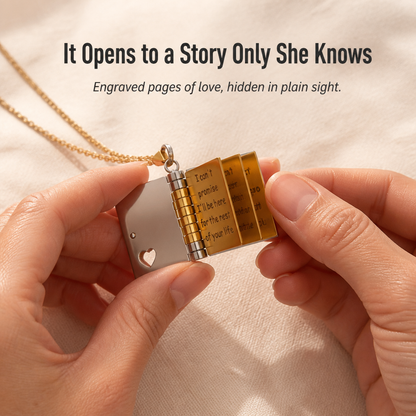 HeartLore™ — Gift Her a Book of Etched Love She Can Wear Daily