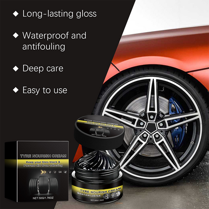 VeloLuxe™ Tire Elixir — Ignite Deep, Lasting Black Shine That Commands Every Road