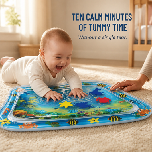 MarinaSplash™ — Flip Tummy Time Tears Into 10 Minutes of Belly Giggles