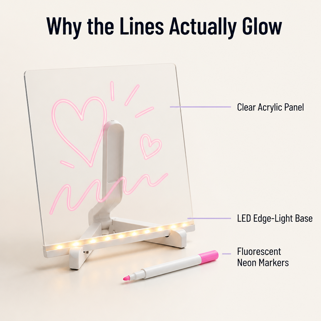 BrillioCanvas™ — Swap Paper Clutter for Endless Glow and Screen-Free Fun