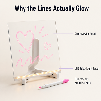BrillioCanvas™ — Swap Paper Clutter for Endless Glow and Screen-Free Fun