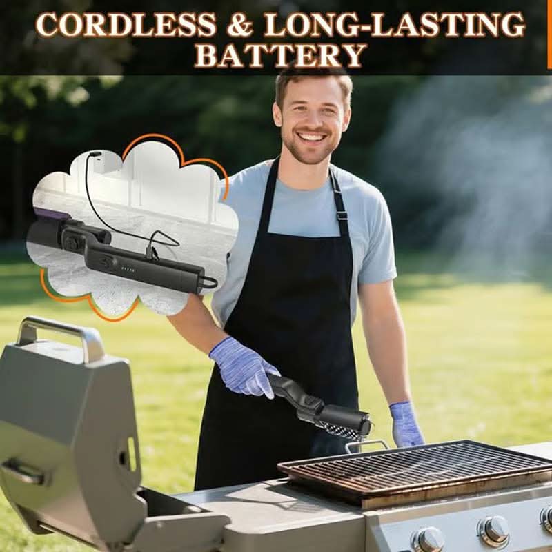 FlameWhirl™ — Effortless Power That Makes Your Grill Gleam Without the Strain