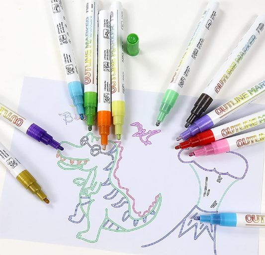 ColorVibe™ Dual-Glow Pen — Ignite Your Creativity with Dazzling Double-Color Brilliance