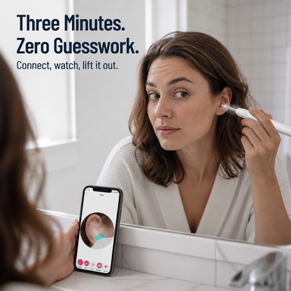 ClearWave™ — Look Inside Your Ear and Remove Wax Without Pushing It Further