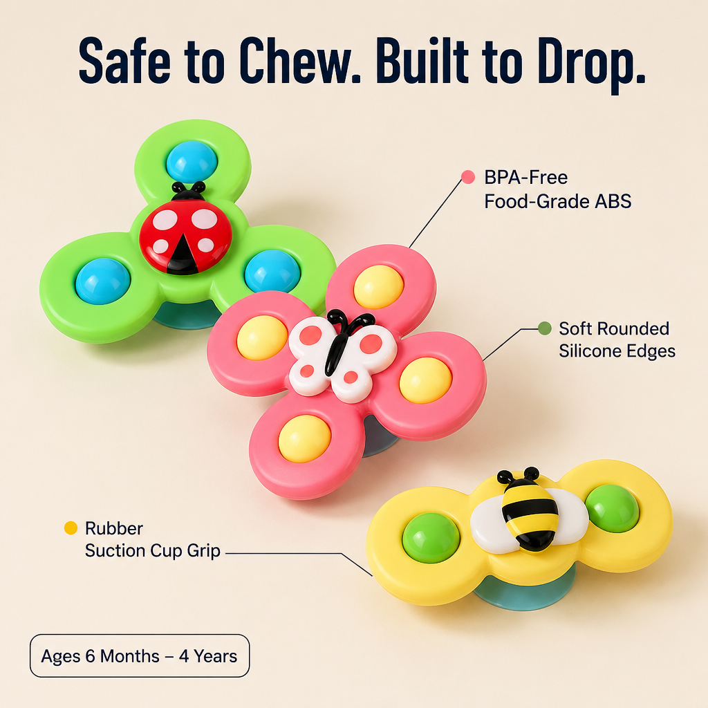 Magnetic SpinWhirl™ — Attach, Twirl & Halt the Toddler Tantrum Instantly