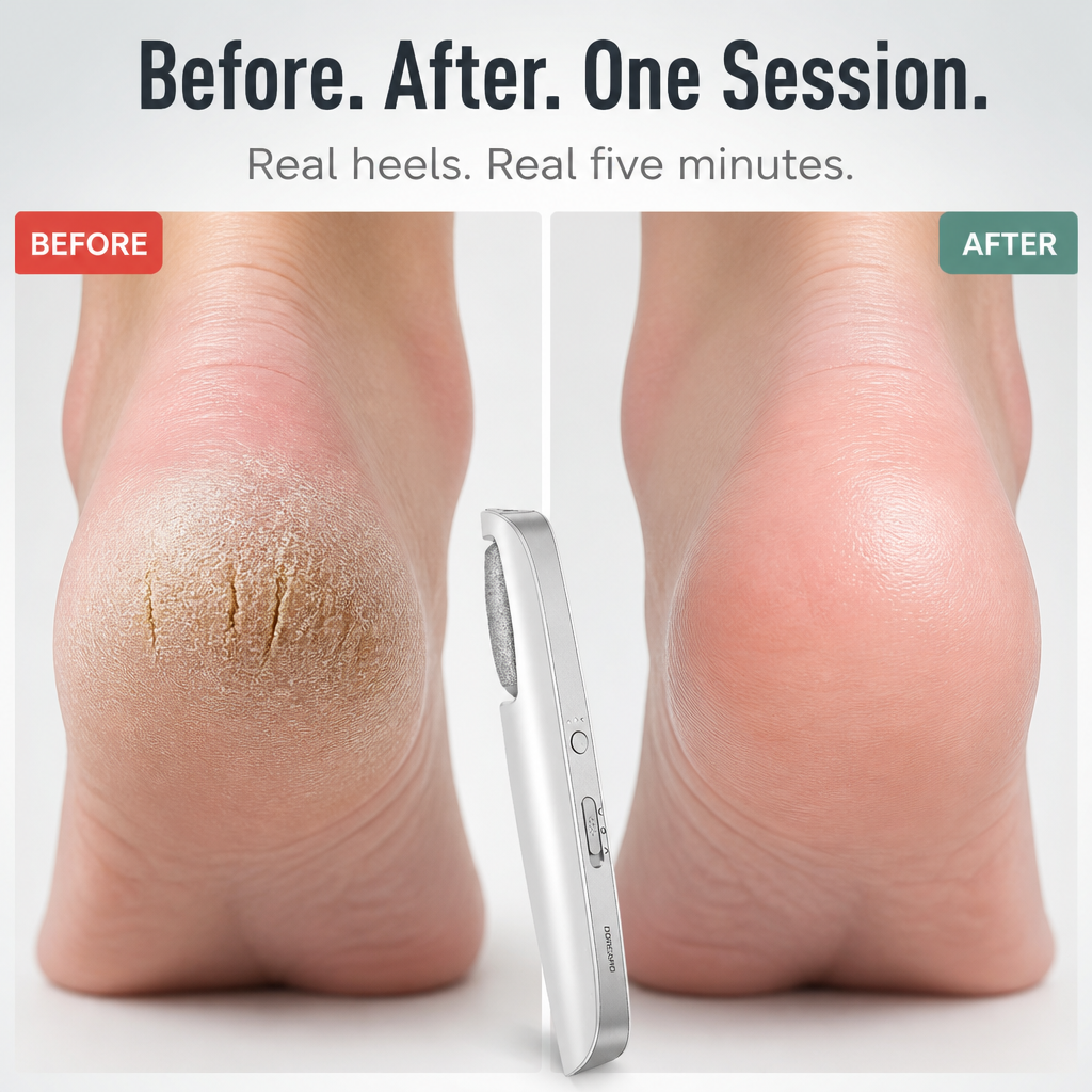 SoleRadiance™ — Erase Cracked, Calloused Heels at Home in Minutes