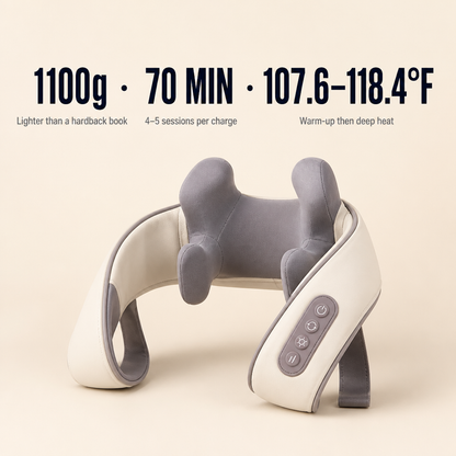 SensaWave™ — Melt Neck and Shoulder Knots with Warm Shiatsu Hands