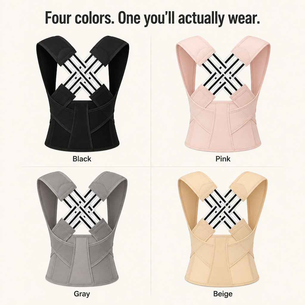 AlignPro™ — Correct Rounded Shoulders and Relieve Tight Lower Back with a Single Brace
