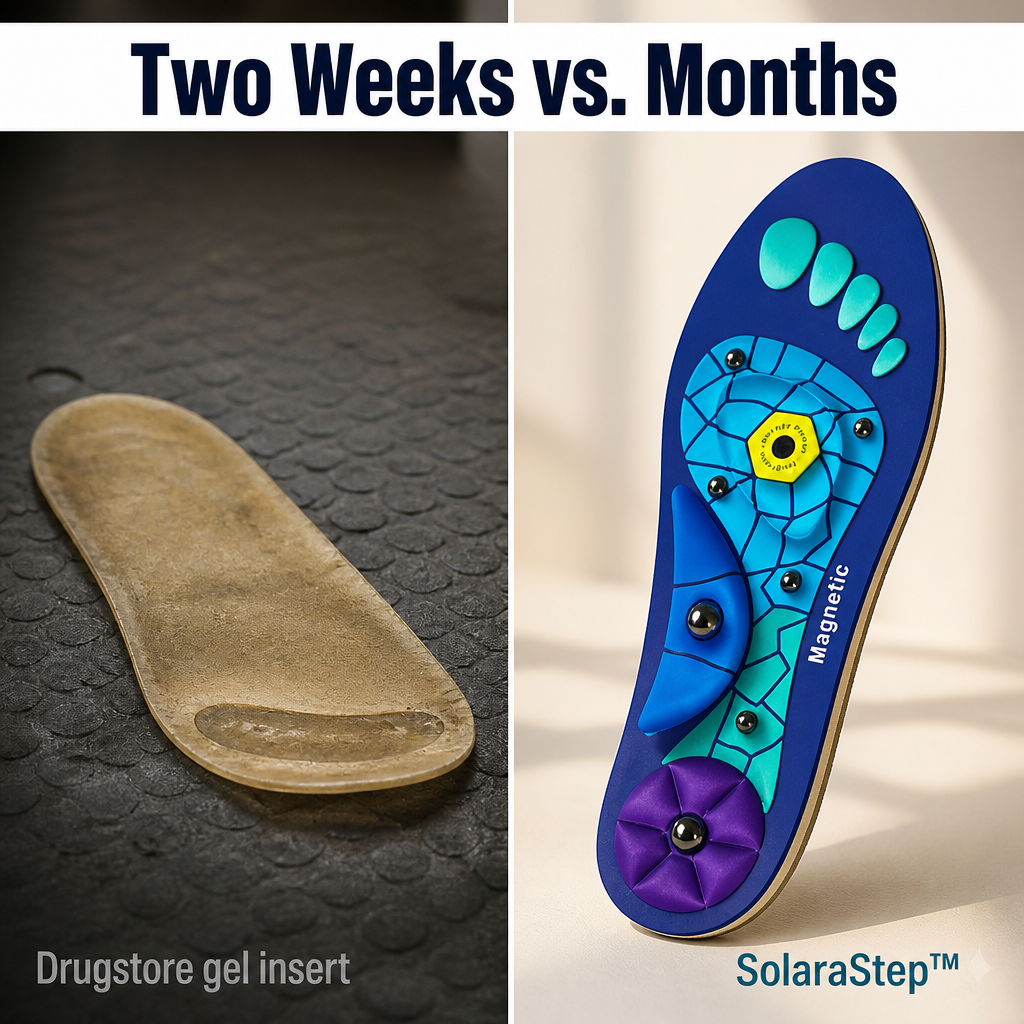 SolaraStep™ — Banish Fatigued Feet & Achy Arches With Acupressure Cushion Relief