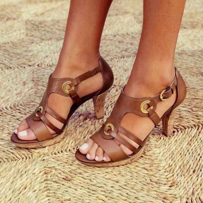 Velaria™ Heeled Sandals — Glide Through Your Day with All-Day Comfort and Effortless Elegance