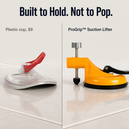 ProGrip™ — Lift Heavy Tile, Glass, and Mirrors Alone Without a Single Slip