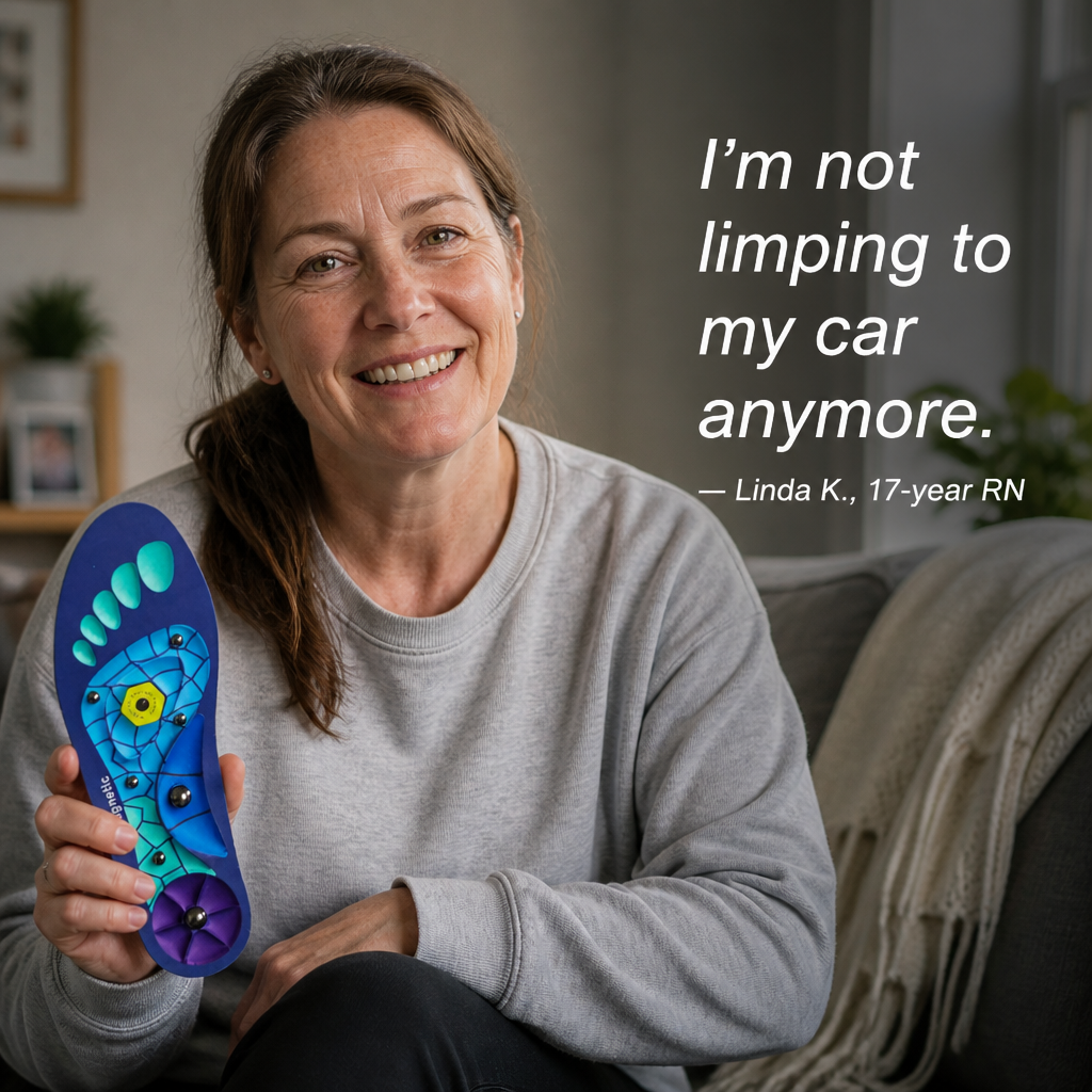 SolaraStep™ — Banish Fatigued Feet & Achy Arches With Acupressure Cushion Relief