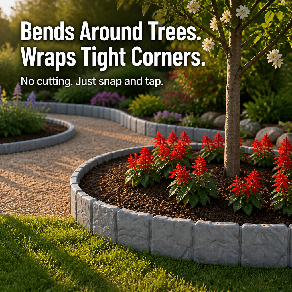 StoneVanta™ — Effortless Stone-Style Edging That Makes Your Garden the Envy of the Neighborhood