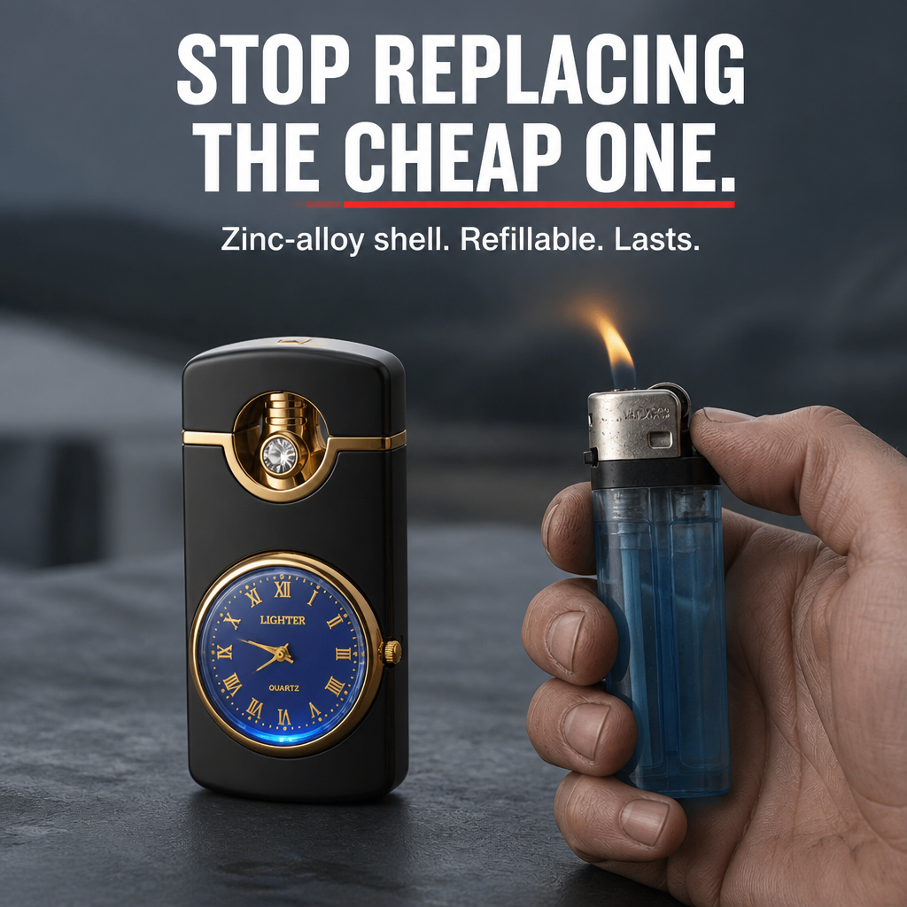 IgniteXcel™ — Light a Blue Torch Flame and Tell the Time with One Hand