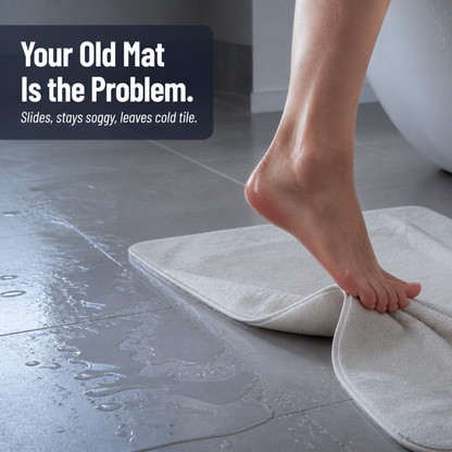 EverLux™ — Walk on Plush Cobblestones That Hold Tile and Dry Instantly