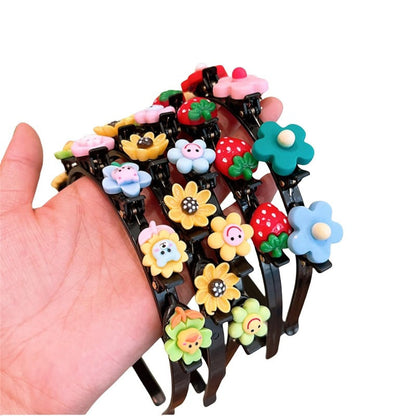 GlimmerPetal™ Hairpin Headband Set — Light-Up Her Look with All-Day Comfort and Magical Style