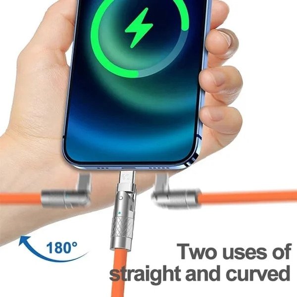 【LAST DAY SALE】180° Swivel Fast Charging Cable