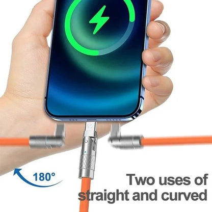 【LAST DAY SALE】180° Swivel Fast Charging Cable